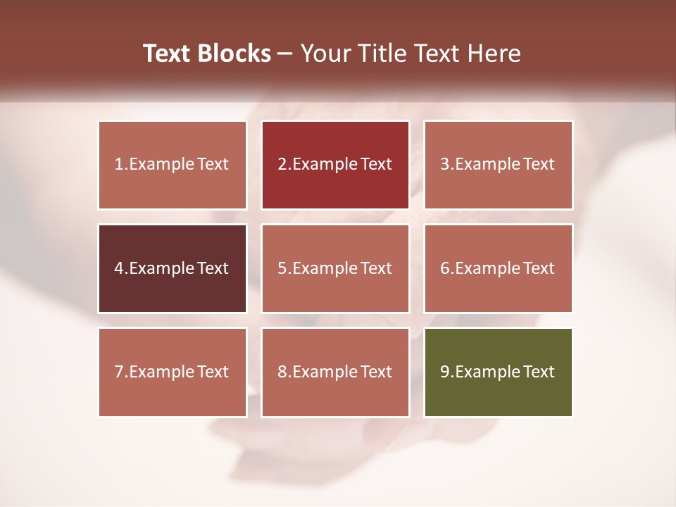 An Elderly Person Holding The Hand Of A Younger Person PowerPoint Template