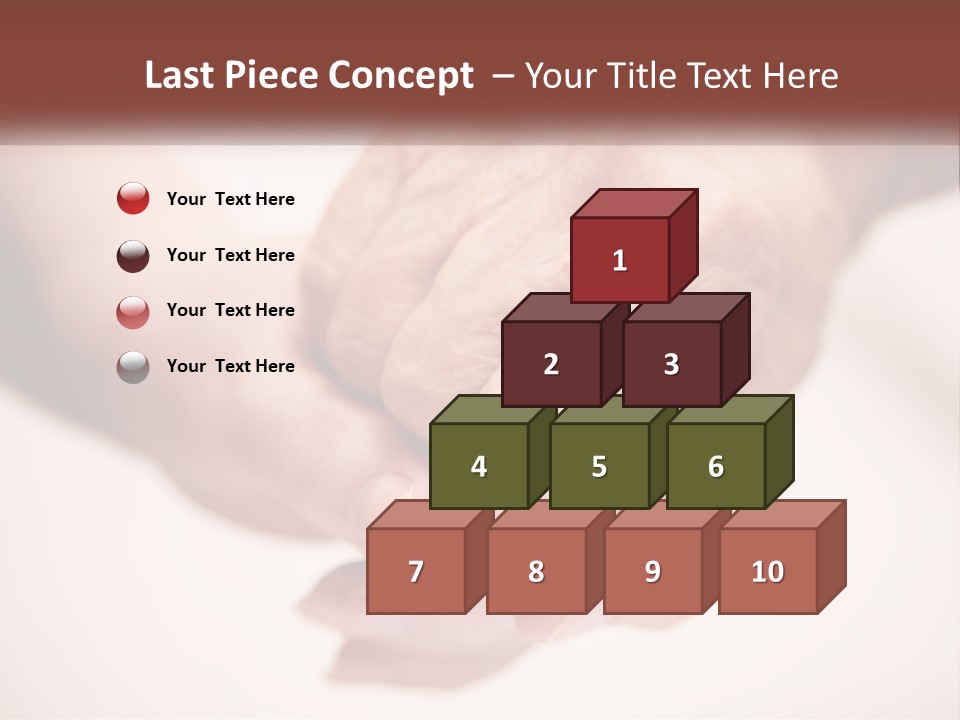 An Elderly Person Holding The Hand Of A Younger Person PowerPoint Template