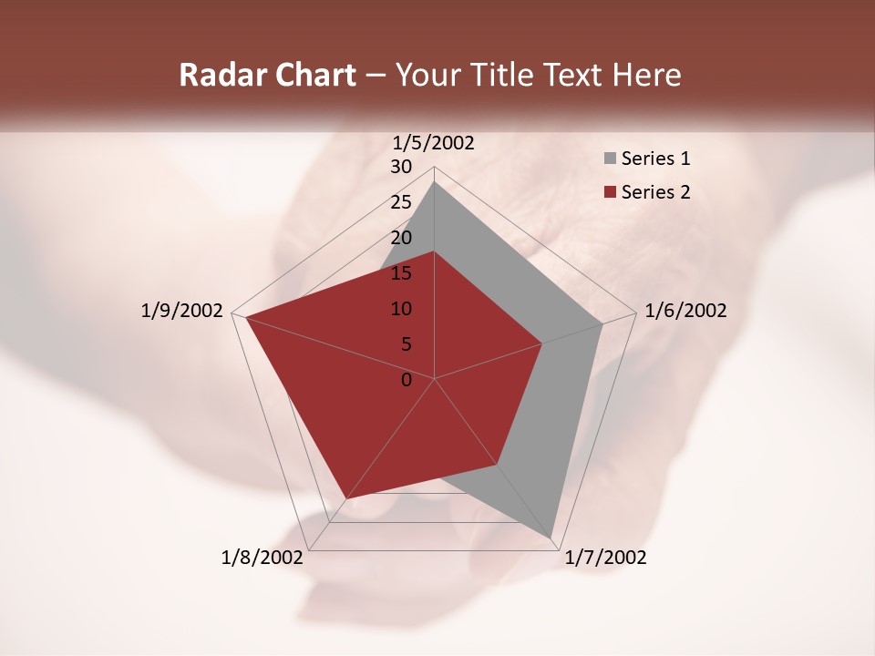 An Elderly Person Holding The Hand Of A Younger Person PowerPoint Template