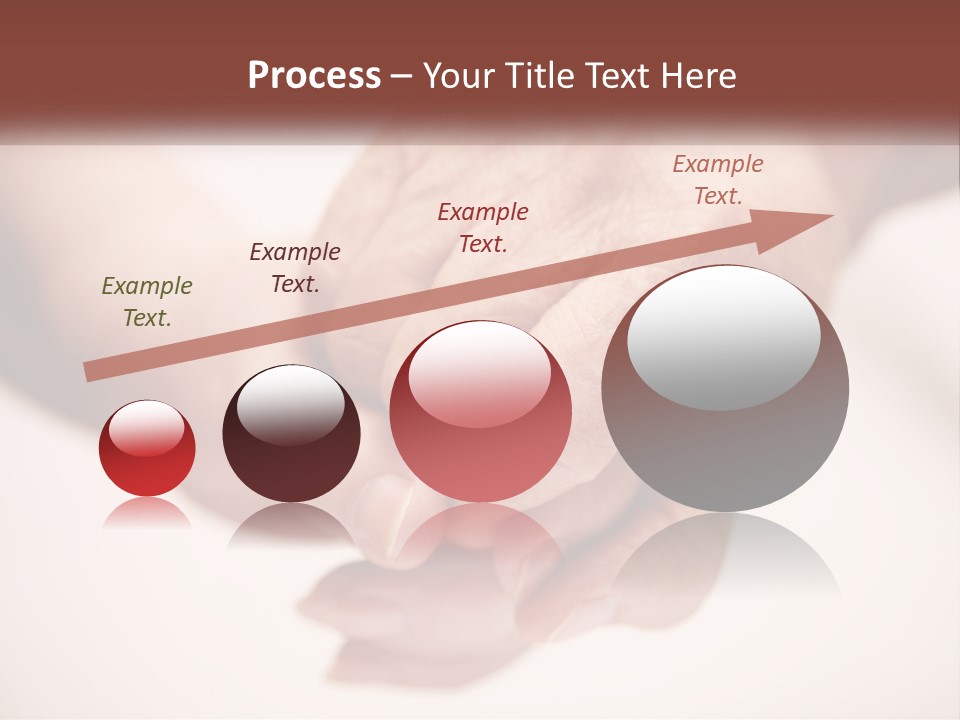 An Elderly Person Holding The Hand Of A Younger Person PowerPoint Template