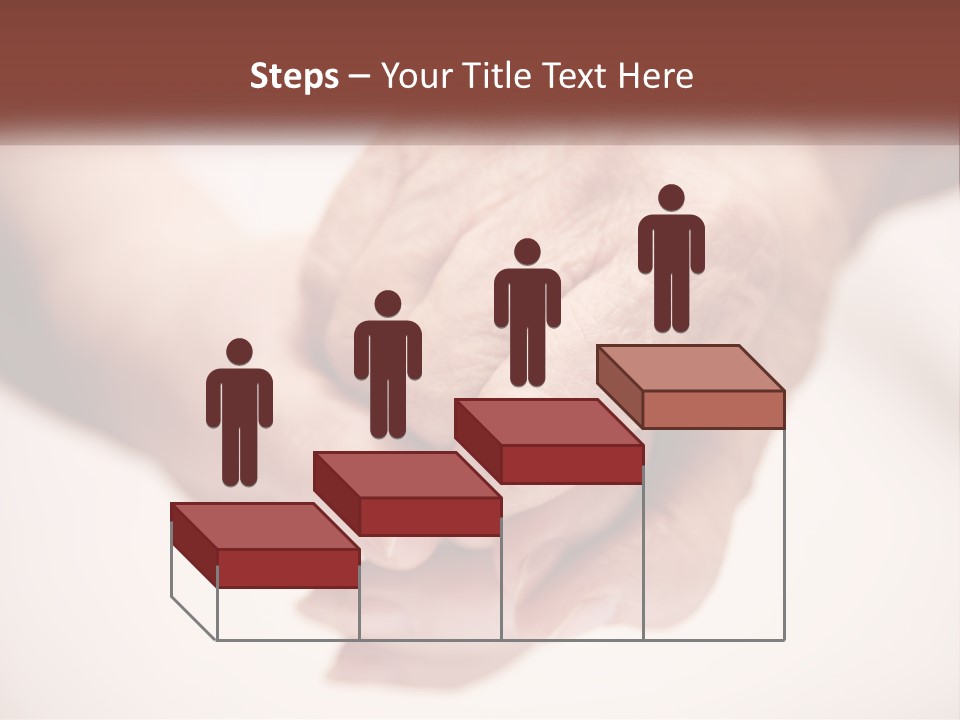 An Elderly Person Holding The Hand Of A Younger Person PowerPoint Template