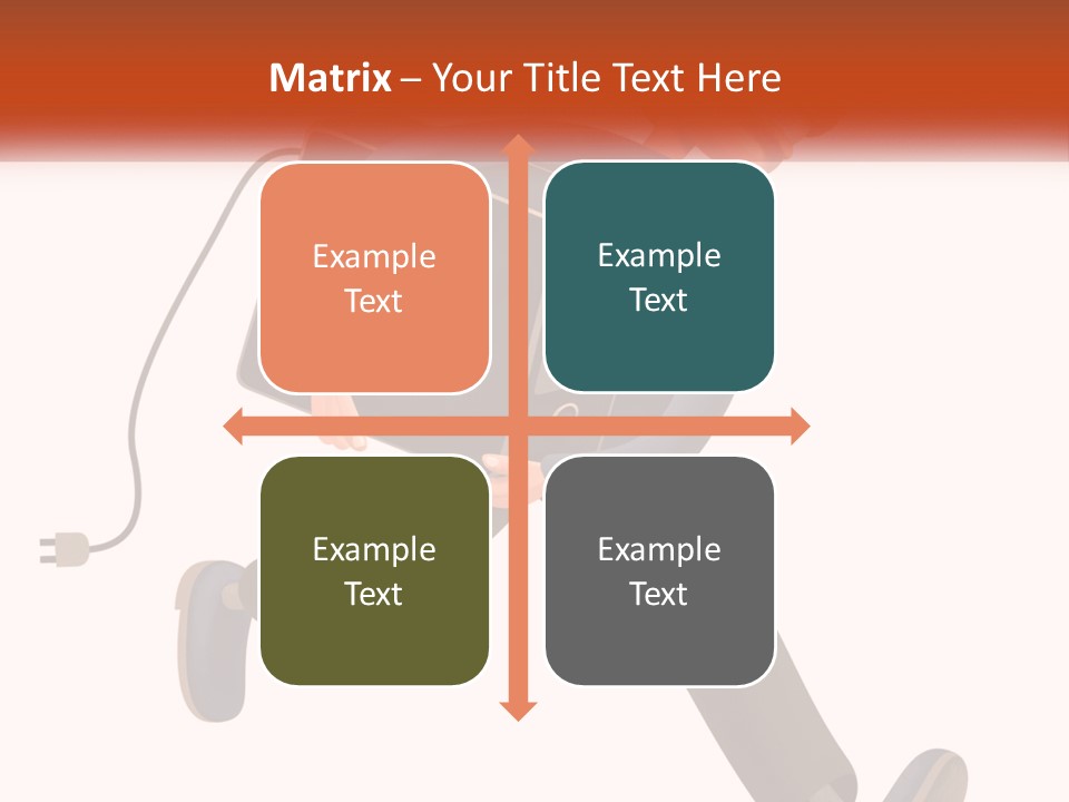 A Cartoon Man Running With A Computer On His Back PowerPoint Template