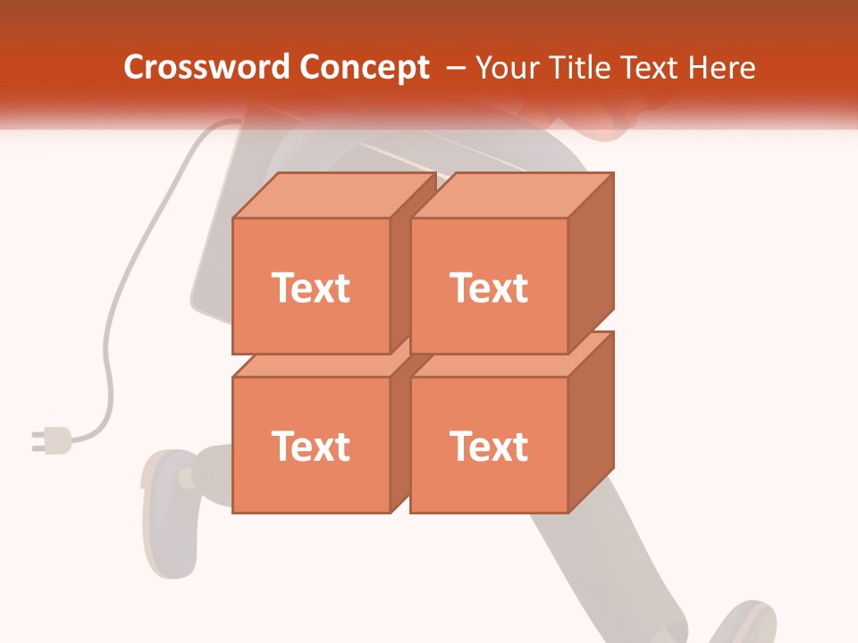 A Cartoon Man Running With A Computer On His Back PowerPoint Template