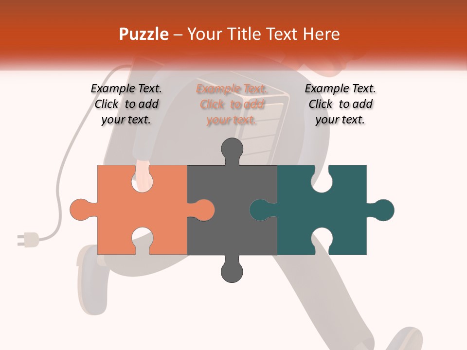 A Cartoon Man Running With A Computer On His Back PowerPoint Template