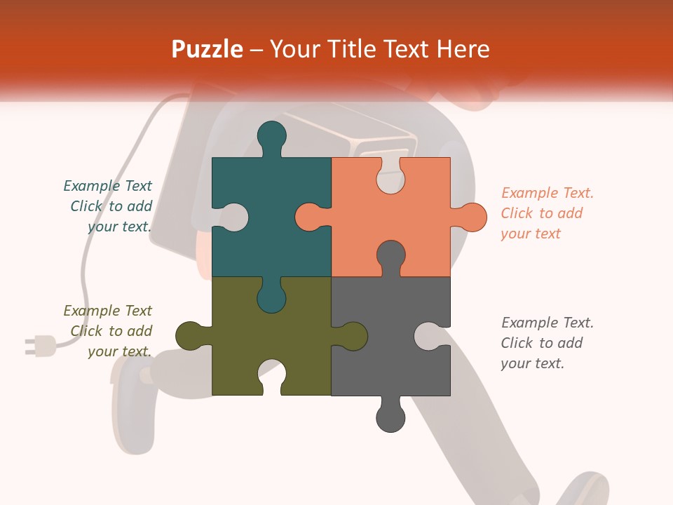 A Cartoon Man Running With A Computer On His Back PowerPoint Template