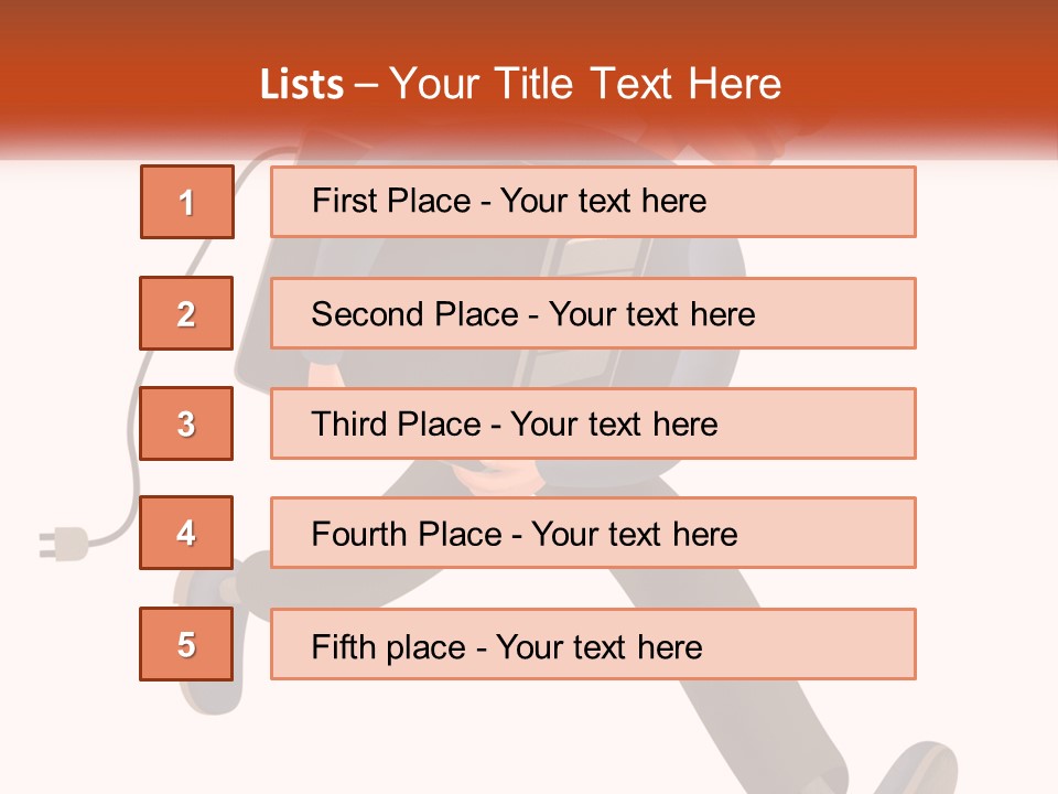A Cartoon Man Running With A Computer On His Back PowerPoint Template