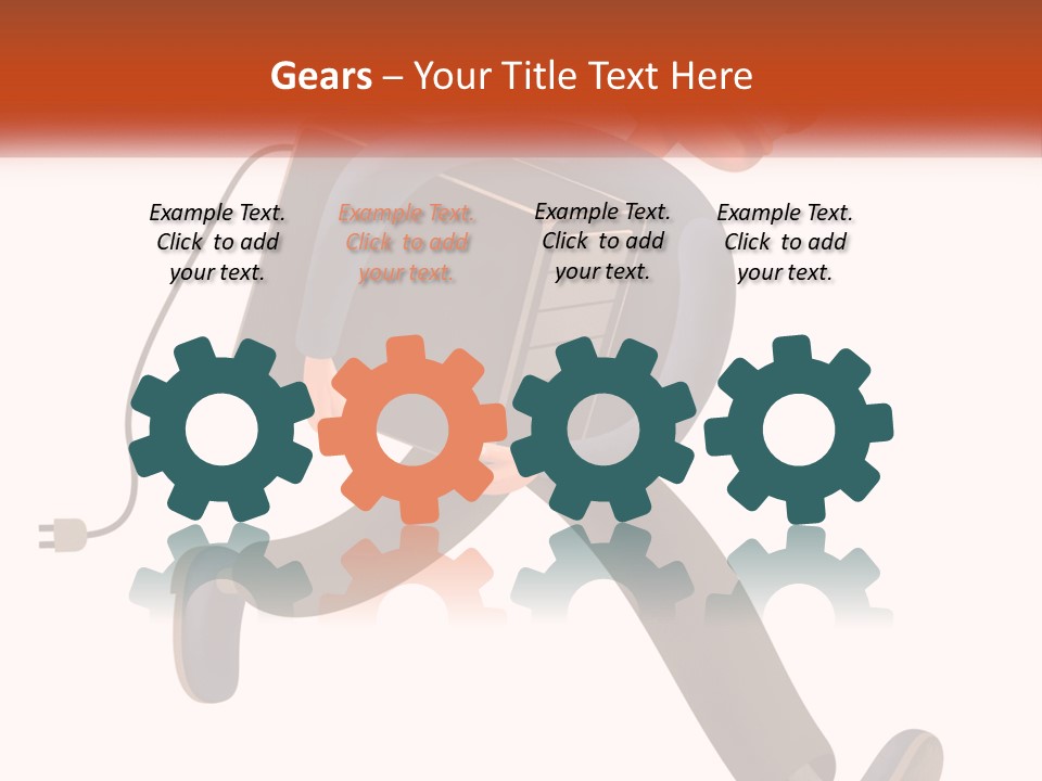 A Cartoon Man Running With A Computer On His Back PowerPoint Template