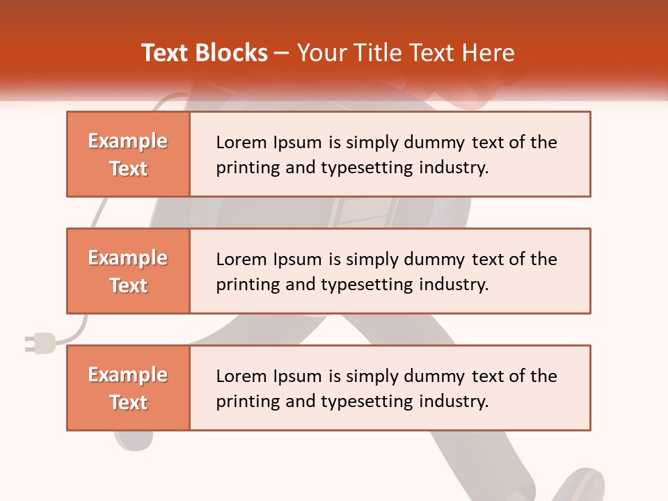 A Cartoon Man Running With A Computer On His Back PowerPoint Template