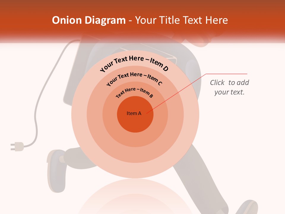 A Cartoon Man Running With A Computer On His Back PowerPoint Template