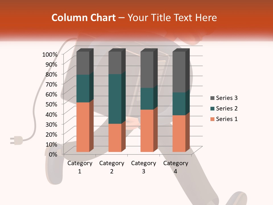 A Cartoon Man Running With A Computer On His Back PowerPoint Template