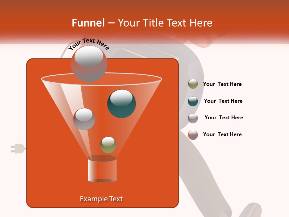 A Cartoon Man Running With A Computer On His Back PowerPoint Template