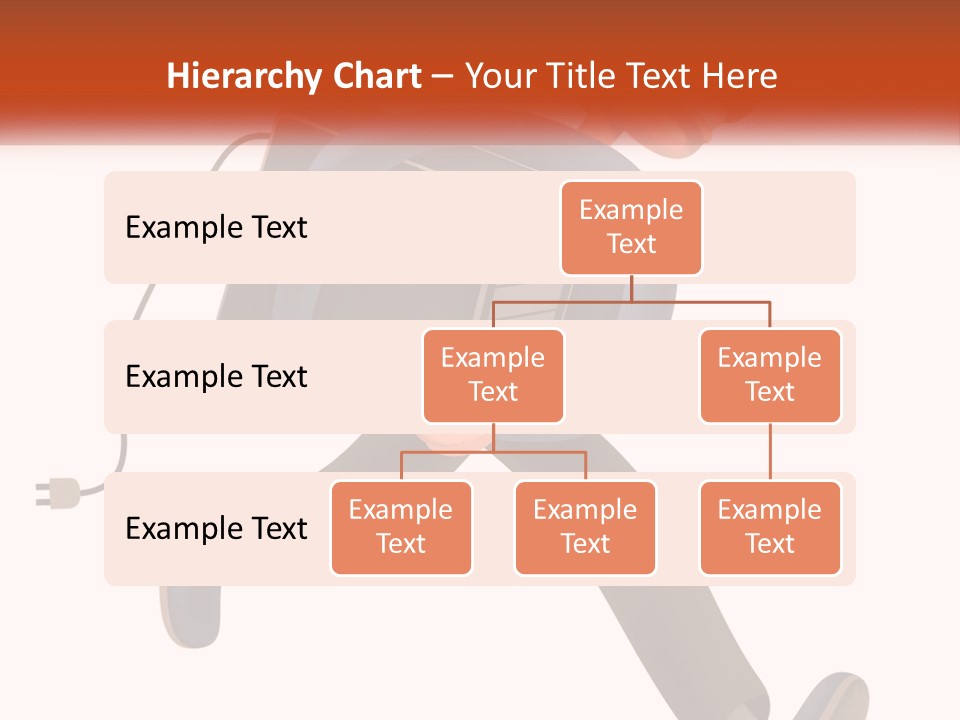 A Cartoon Man Running With A Computer On His Back PowerPoint Template