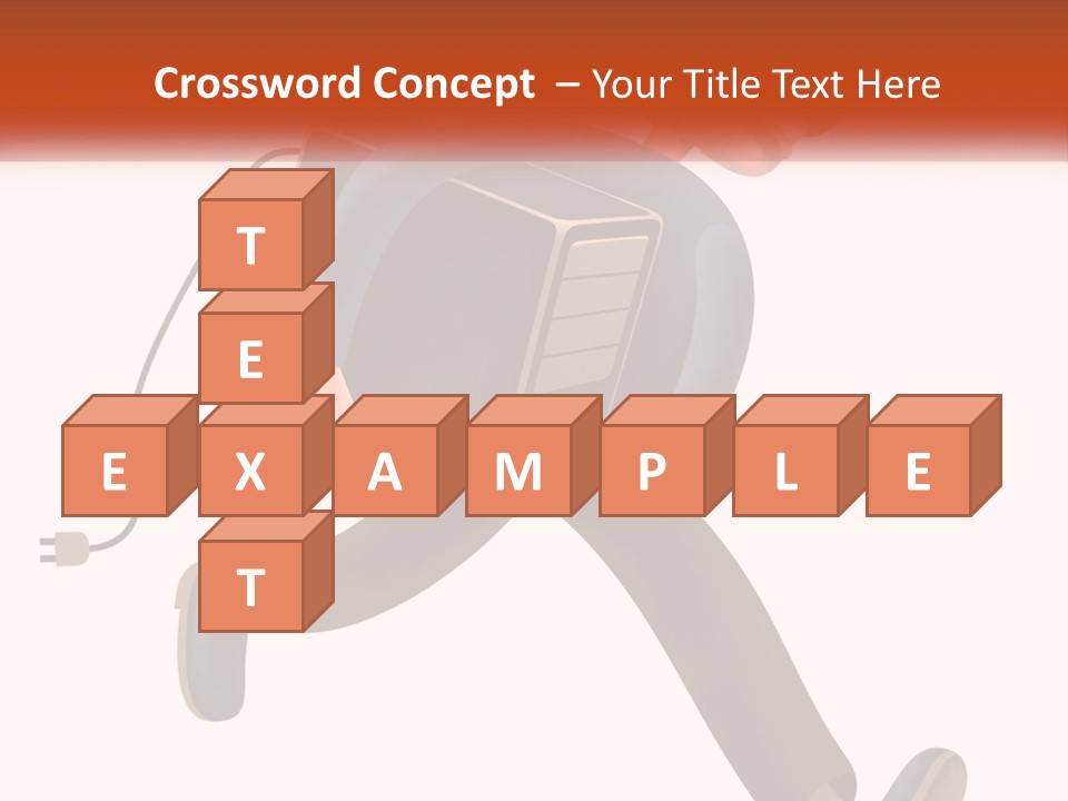 A Cartoon Man Running With A Computer On His Back PowerPoint Template