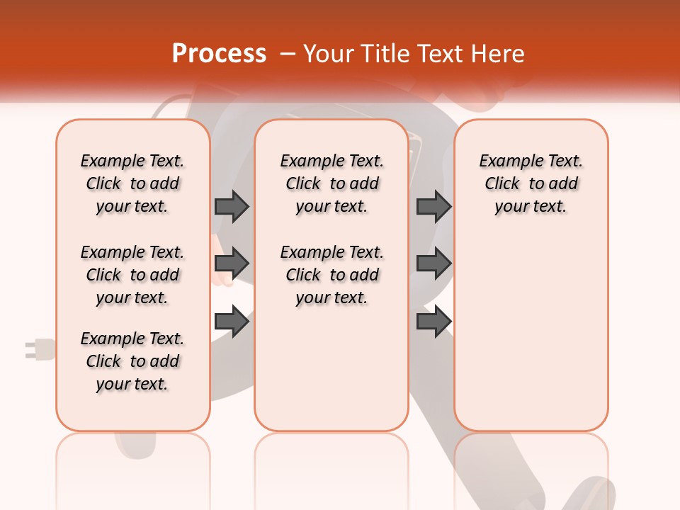 A Cartoon Man Running With A Computer On His Back PowerPoint Template