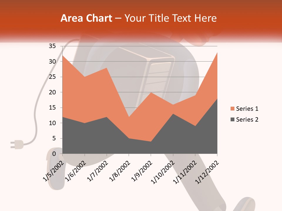 A Cartoon Man Running With A Computer On His Back PowerPoint Template