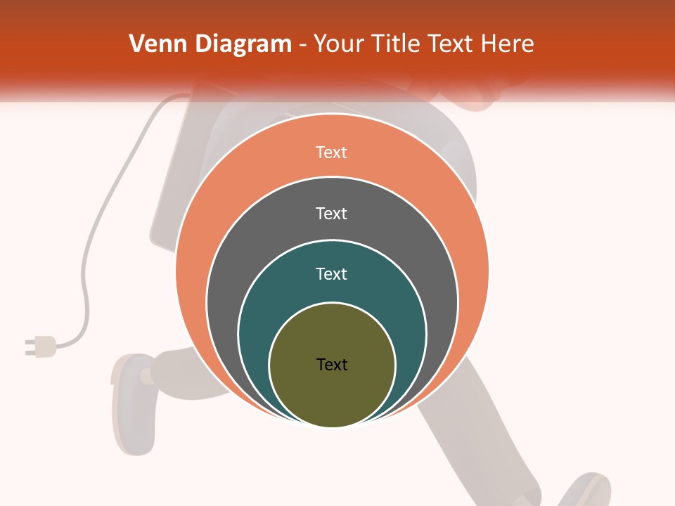 A Cartoon Man Running With A Computer On His Back PowerPoint Template