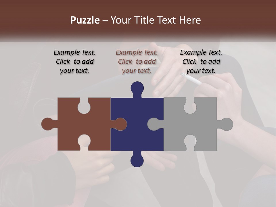 A Group Of People Sitting Next To Each Other PowerPoint Template