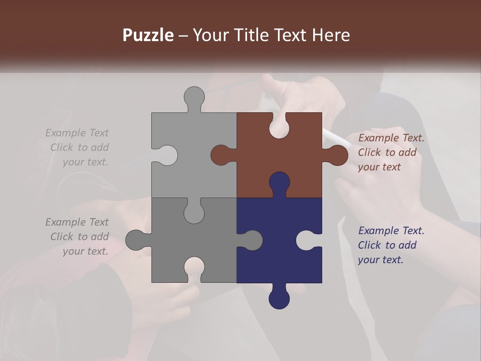 A Group Of People Sitting Next To Each Other PowerPoint Template