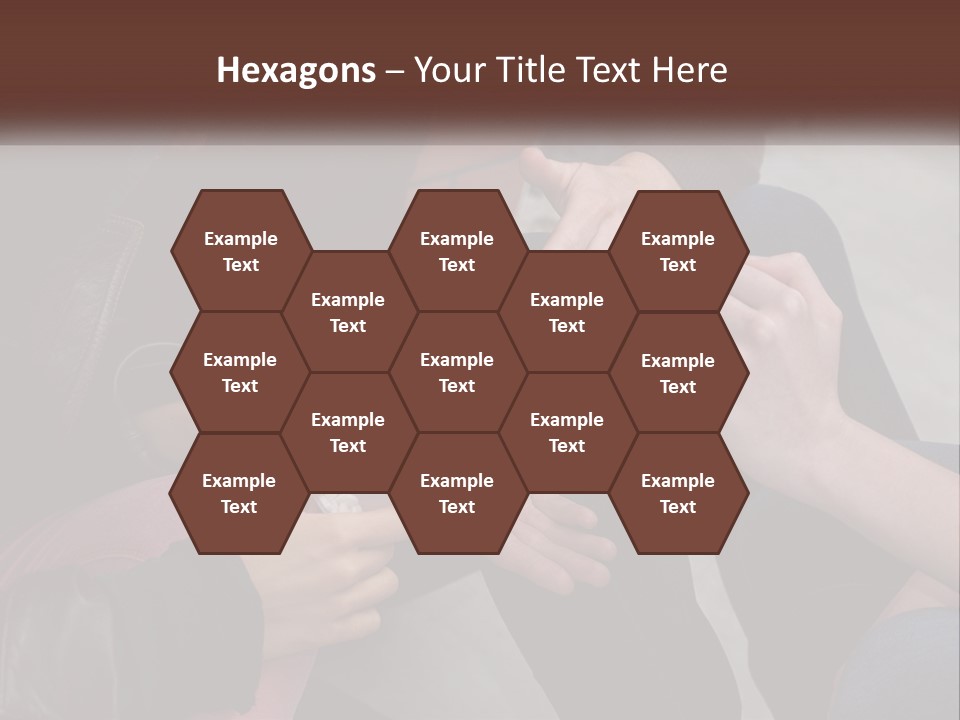 A Group Of People Sitting Next To Each Other PowerPoint Template