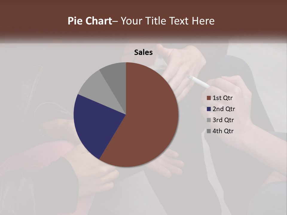 A Group Of People Sitting Next To Each Other PowerPoint Template