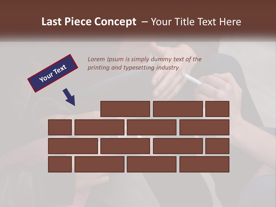 A Group Of People Sitting Next To Each Other PowerPoint Template