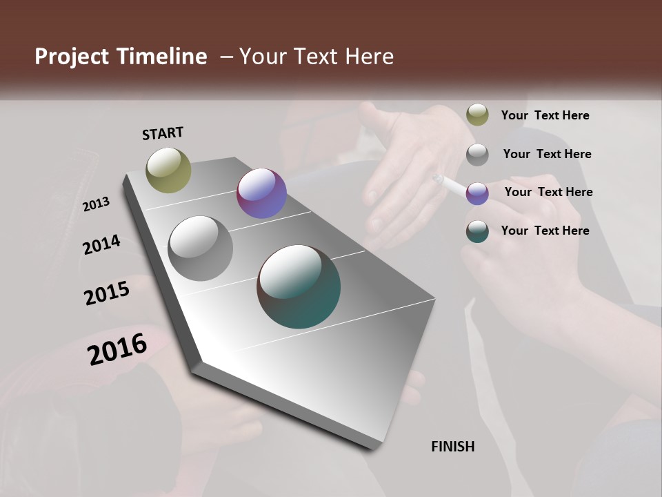 A Group Of People Sitting Next To Each Other PowerPoint Template
