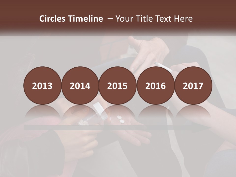 A Group Of People Sitting Next To Each Other PowerPoint Template