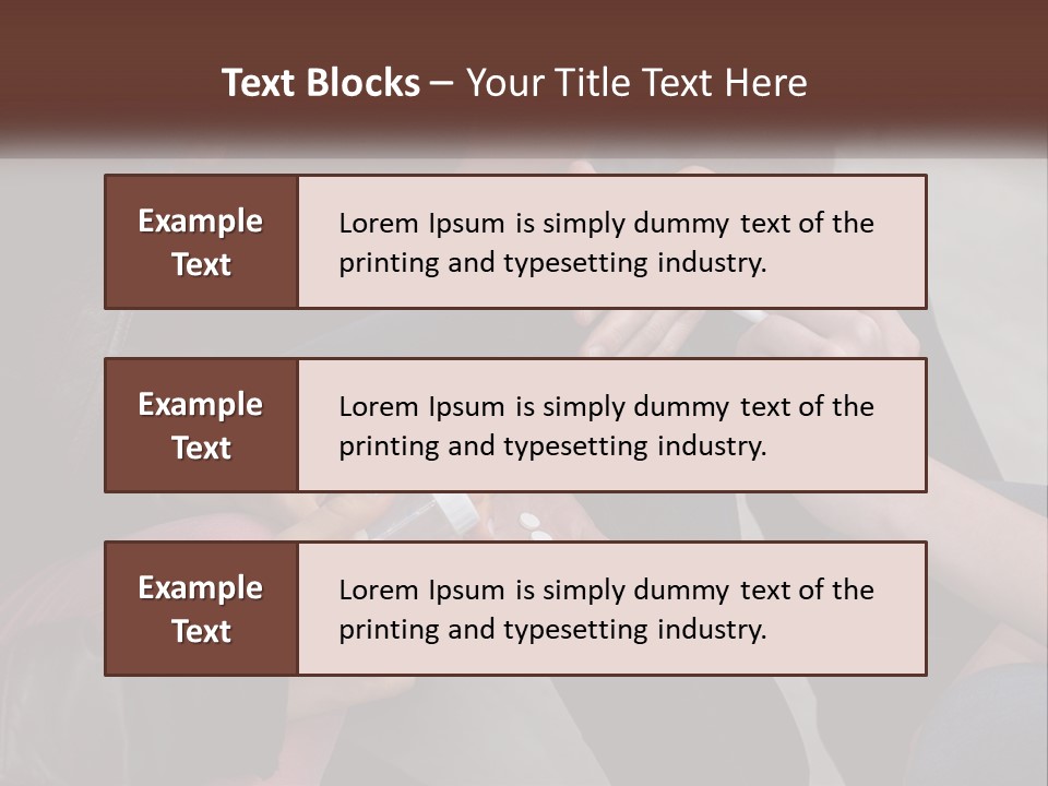 A Group Of People Sitting Next To Each Other PowerPoint Template