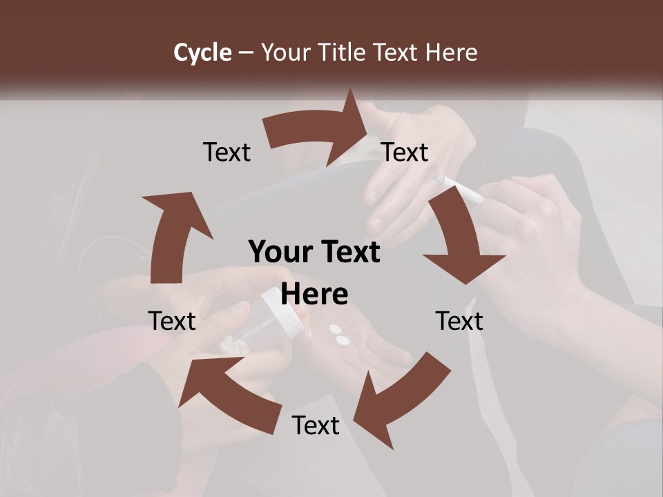 A Group Of People Sitting Next To Each Other PowerPoint Template