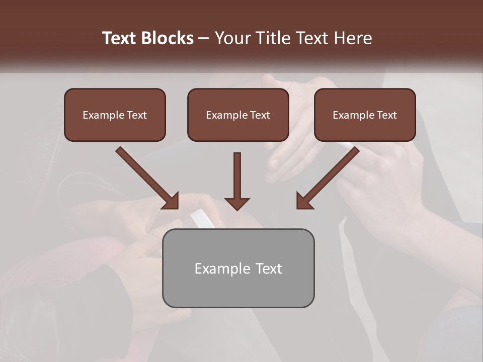 A Group Of People Sitting Next To Each Other PowerPoint Template