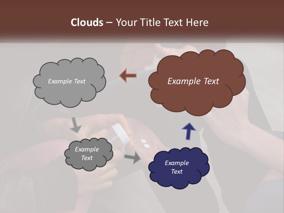 A Group Of People Sitting Next To Each Other PowerPoint Template