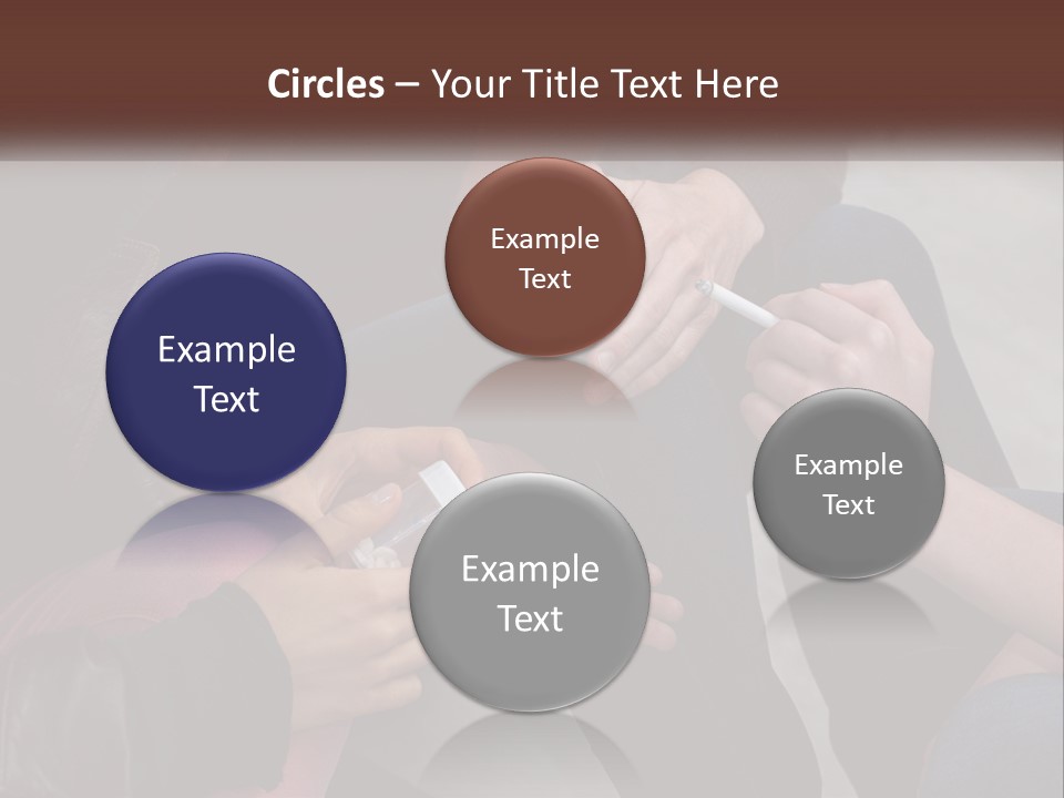 A Group Of People Sitting Next To Each Other PowerPoint Template