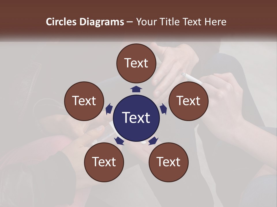 A Group Of People Sitting Next To Each Other PowerPoint Template