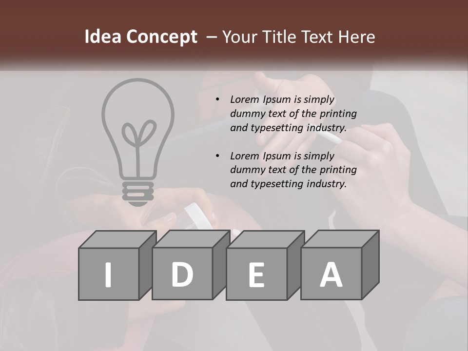 A Group Of People Sitting Next To Each Other PowerPoint Template