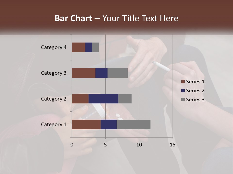 A Group Of People Sitting Next To Each Other PowerPoint Template