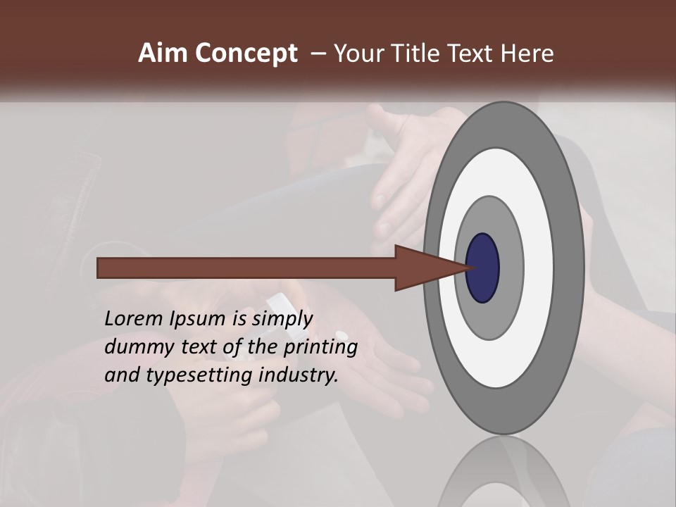 A Group Of People Sitting Next To Each Other PowerPoint Template