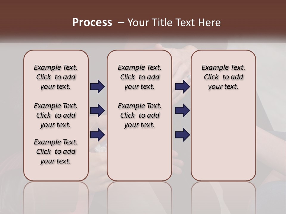 A Group Of People Sitting Next To Each Other PowerPoint Template