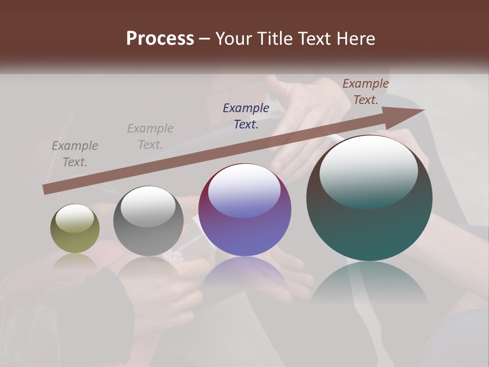 A Group Of People Sitting Next To Each Other PowerPoint Template