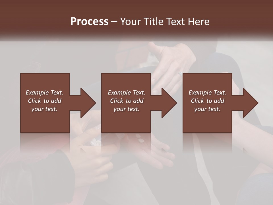 A Group Of People Sitting Next To Each Other PowerPoint Template