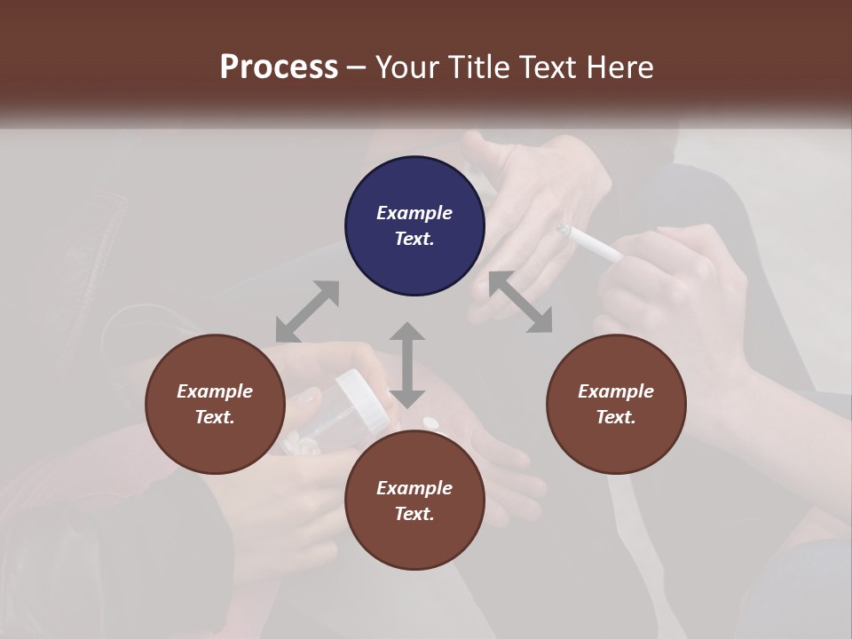 A Group Of People Sitting Next To Each Other PowerPoint Template