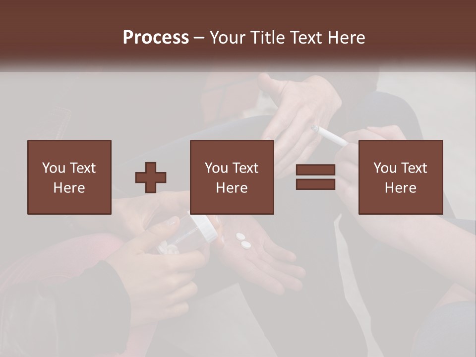 A Group Of People Sitting Next To Each Other PowerPoint Template
