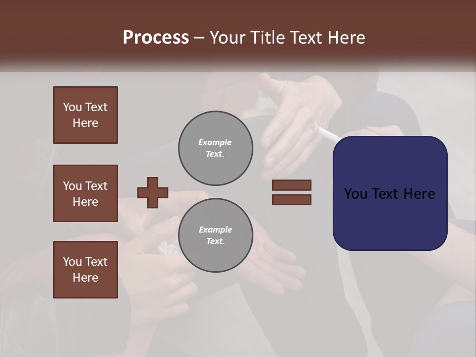A Group Of People Sitting Next To Each Other PowerPoint Template