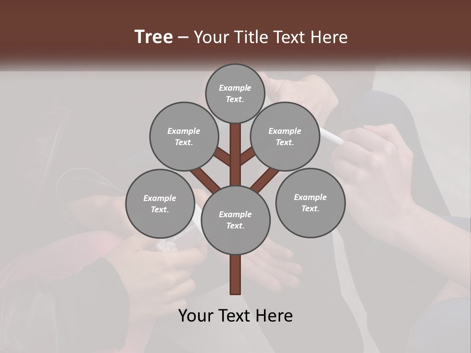 A Group Of People Sitting Next To Each Other PowerPoint Template