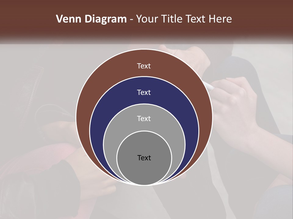 A Group Of People Sitting Next To Each Other PowerPoint Template