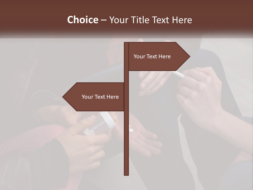 A Group Of People Sitting Next To Each Other PowerPoint Template