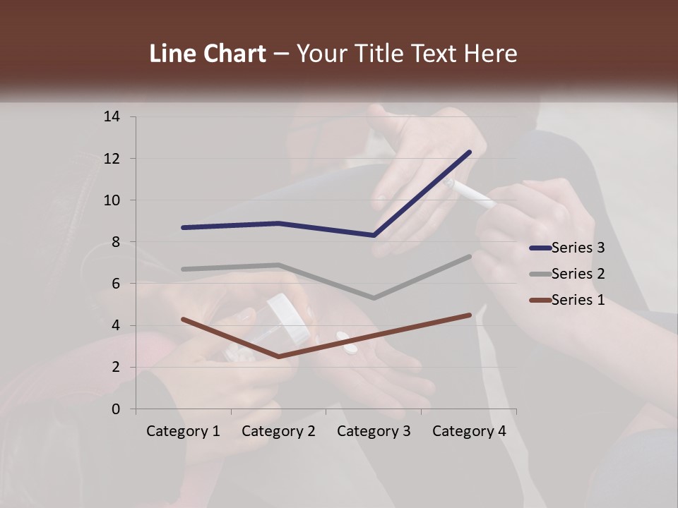 A Group Of People Sitting Next To Each Other PowerPoint Template