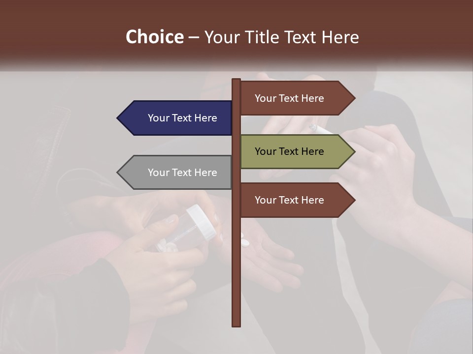 A Group Of People Sitting Next To Each Other PowerPoint Template