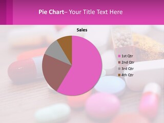 A Table Topped With Lots Of Pills And Tablets PowerPoint Template