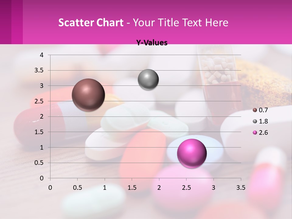 A Table Topped With Lots Of Pills And Tablets PowerPoint Template