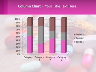 A Table Topped With Lots Of Pills And Tablets PowerPoint Template